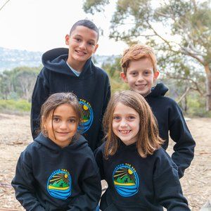 Fetch The Sun Youth Hoodies | Black, Unisex Boys & Girls, Dog Lovers